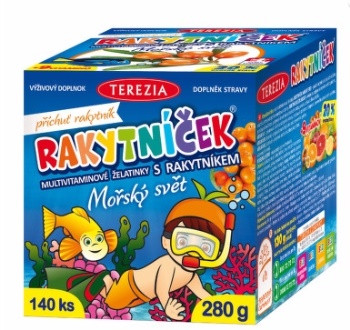 RAKYTNÍČEK želatinky MOŘSKÝ SVĚT