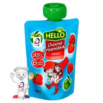 Hello Ovocná přesnídávka s jahodami