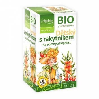 BIO Dětský čaj s rakytníkem na obranyschopnost